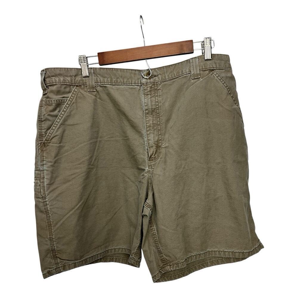 Men's Carhartt Carpenter Utility Shorts SZ 40 Brown B144 LBR Casual Work